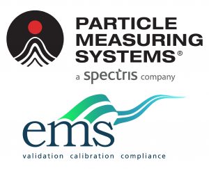 Particle Measuring Systems and EMS logos